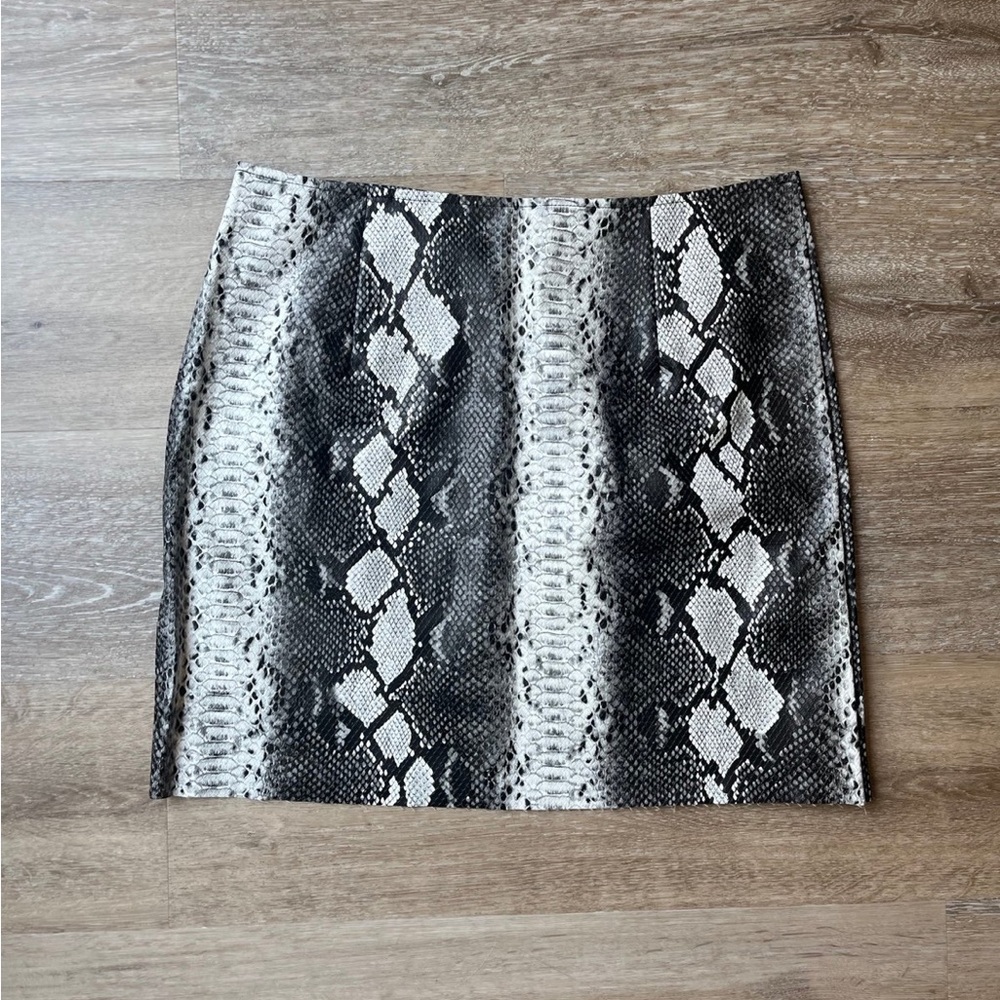 Snake skin skirt